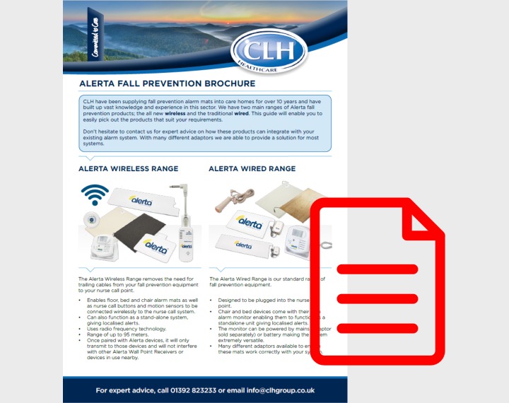 Alerta Fall Prevention Range Brochure