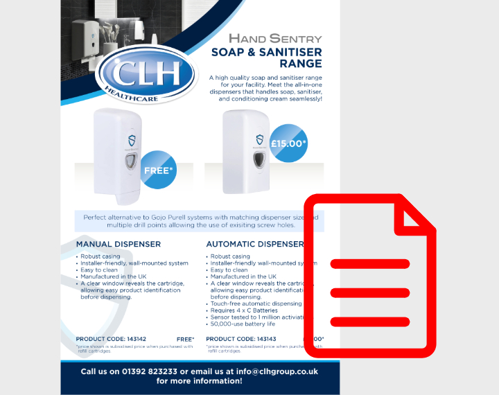 Hand Sentry Soap & Sanitiser Brochure Thumbnail