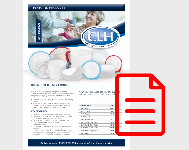 Omni Wade Assistive Dining Aids Tableware Range