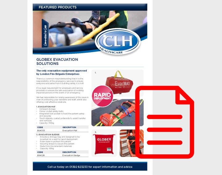 Globex Evacuation Solutions Product Awareness Sheet