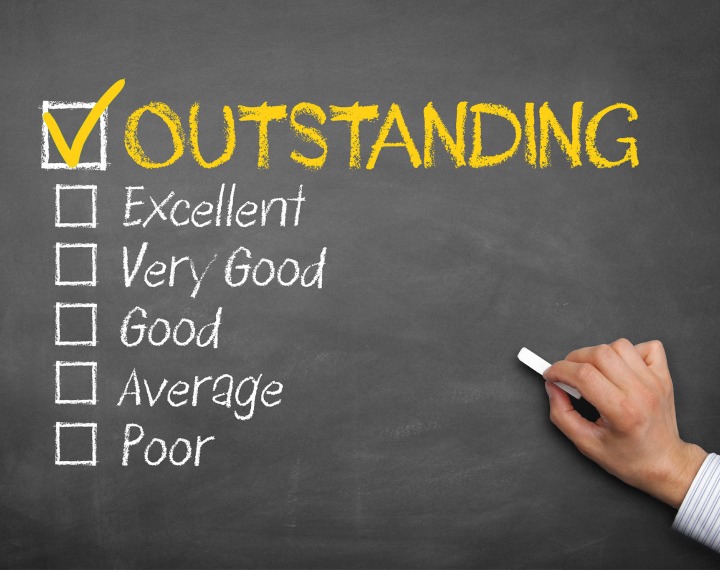 Outstanding on blackboard