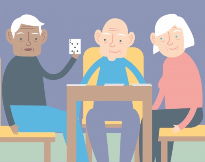 Senior activity game graphic