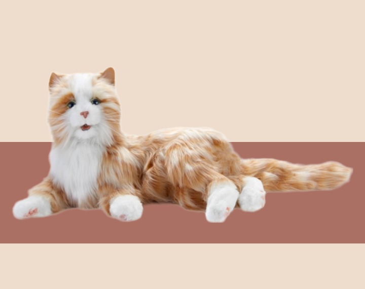 The lifelike dementia companion tabby cat