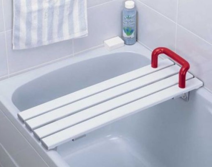 Slatted bath board