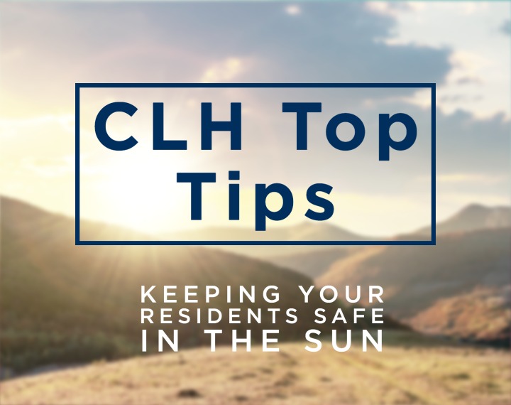 Top Tips on keeping your residents cool in the summer!