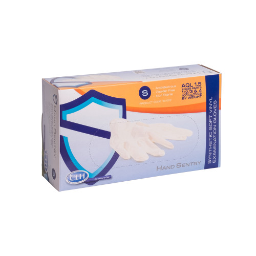 Synthetic Vinyl Powder Free Gloves - Small