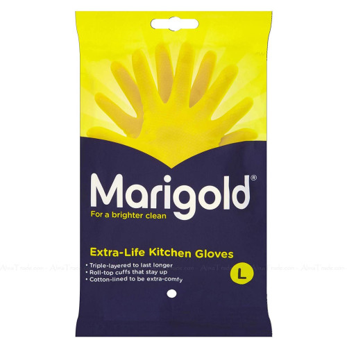 Marigold Kitchen Gloves, Large