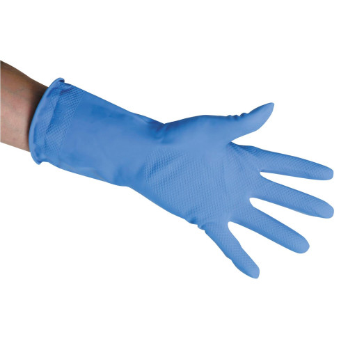 Household Gloves, Small - Blue
