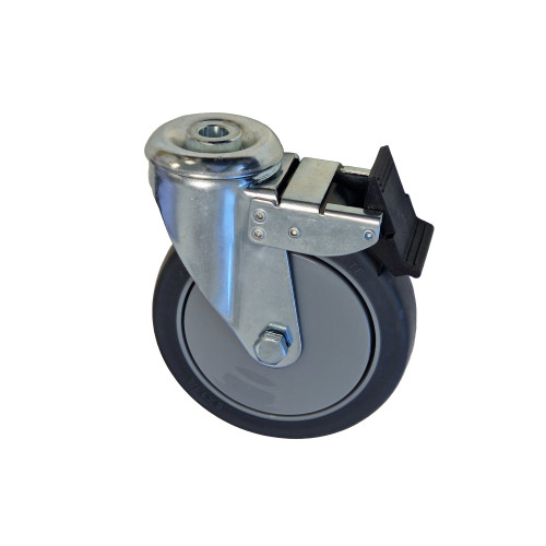 125mm Rear Braked Castor For Standaid