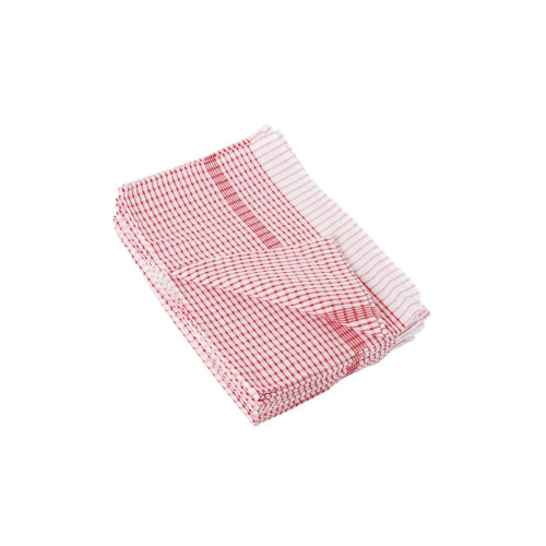 Cotton Wonderdry Waffle Tea Towels - Red