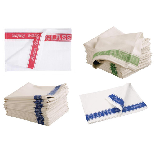 20 x 30" Glass Cloths - Pack 12