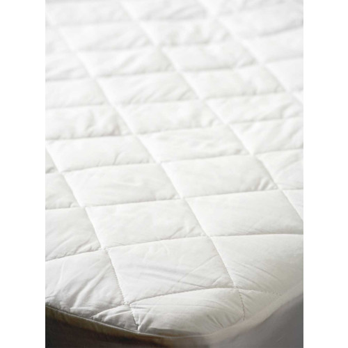 PolyCotton Fully Fitted Quilted Mattress Protector (Non-Waterproof)