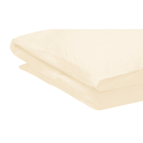 PolyCotton Duvet Cover, Super King - Cream