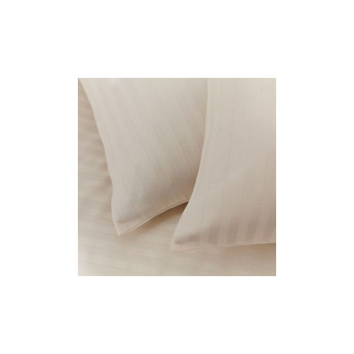 Satin Stripe PolyCotton Pillowcases CLH Healthcare