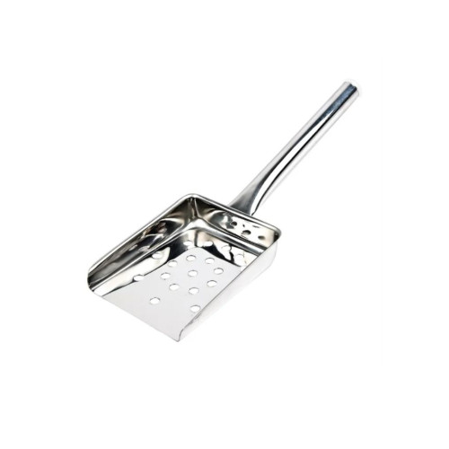 Tubular Handled Metal Chip Scoop