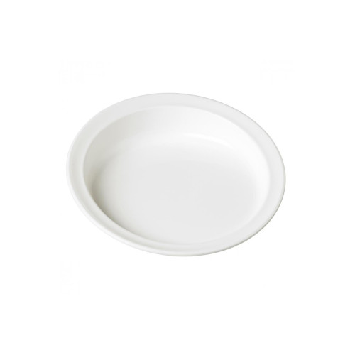 White Scoop Plate