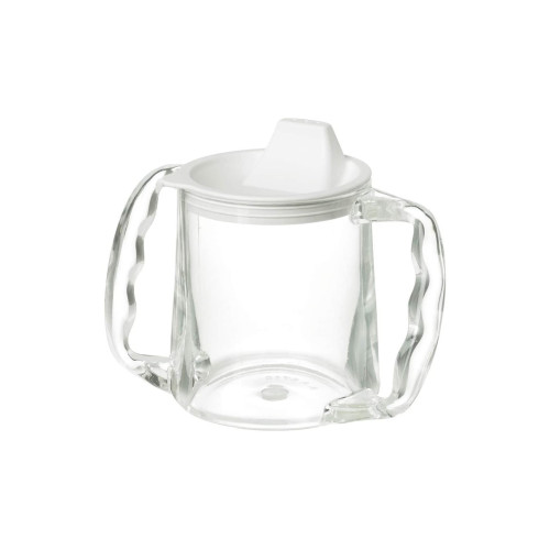 Caring Two Handled Mug with Lid