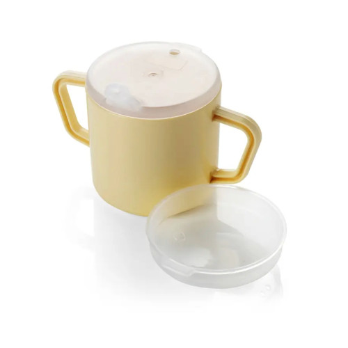 Feeding Beaker with Two Handles & Two Lids