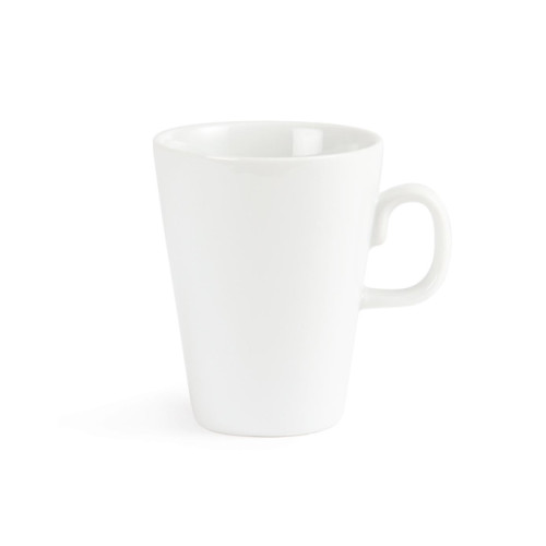 Olympia Whiteware Latte Mugs, 10oz