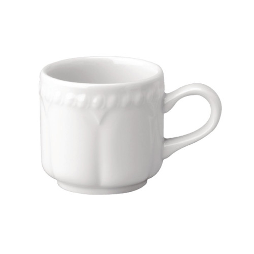 Churchill Buckingham White Coffee Cups - Box (24)