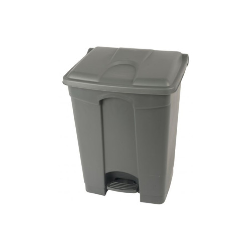 70 Litre Step-On Container Bin - All Grey