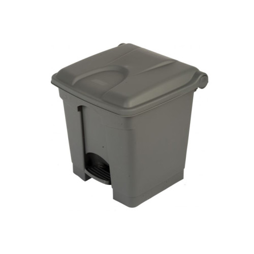 30 Litre Step-On Container Bin - All Grey