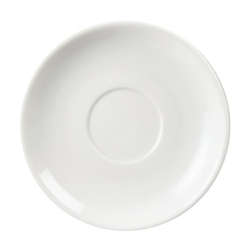 Olympia Whiteware Stacking Saucers, 7oz / 150mm