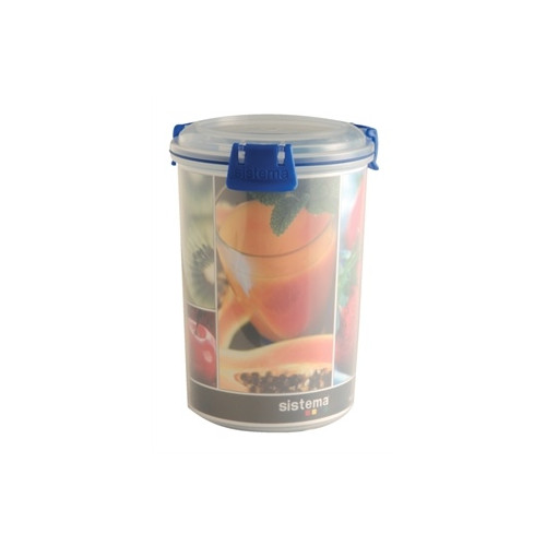 sistema KLIP IT 1 Litre Plastic Round Food Container