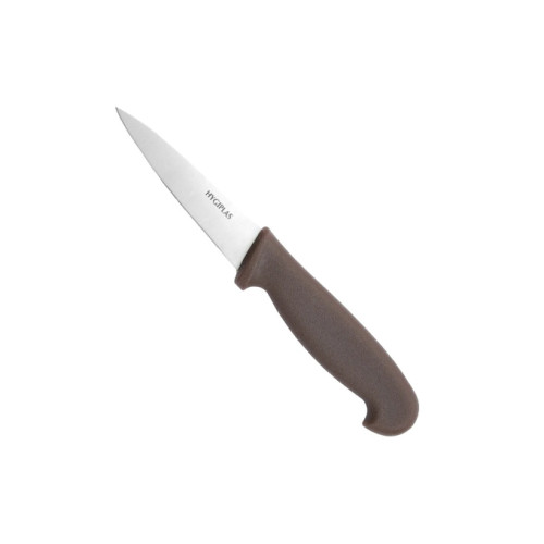 3.5" Brown Handled Vegetable Paring Knife