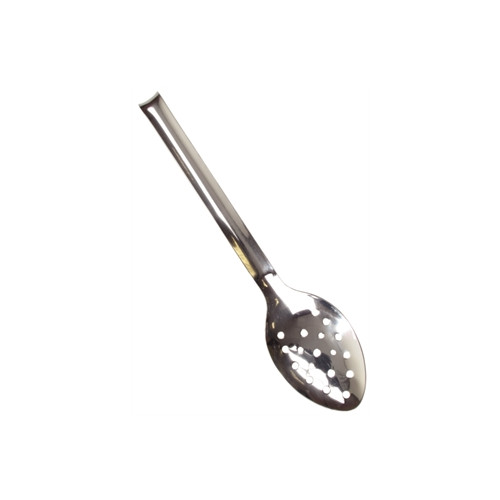 12" Plain Stainless Steel Perforated Serving Spoon