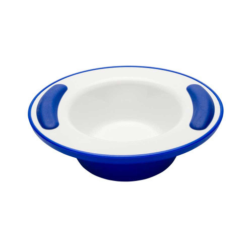 Thermo Keep Warm / Stay Cold Bowl - Blue/White