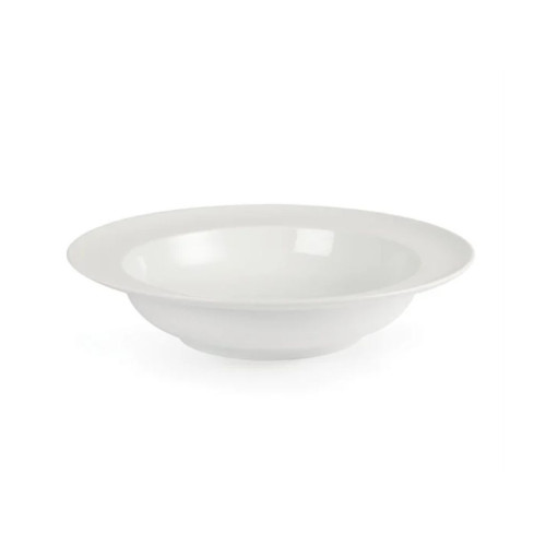 Olympia Whiteware Wide Rim Soup Bowls