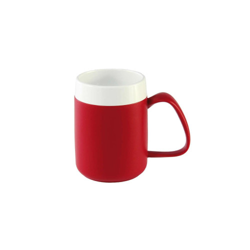 1 Handled Insulated Mug, 260ml - Red/White
