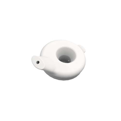 Non-Spill Spouted Lid in White