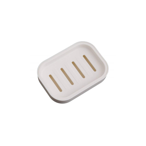 Plastic Soap Dish Tray in White