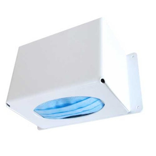 White Plastic Face Mask Dispenser Box