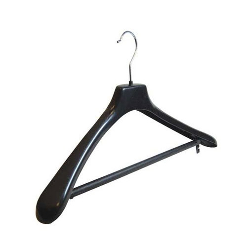 45cm Black Plastic Suit Hanger