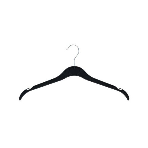 41cm Black Plastic Top Hanger