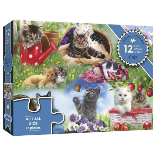 Gibsons 12 Piece Jigsaw Puzzle - Cats