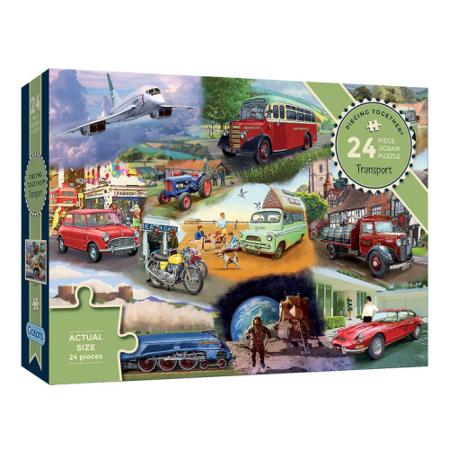 Gibsons 24 Piece Jigsaw Puzzle - Transport