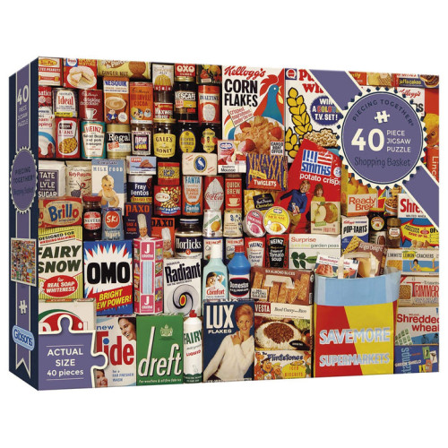 Gibsons 40 Piece Jigsaw Puzzle - Shopping Basket