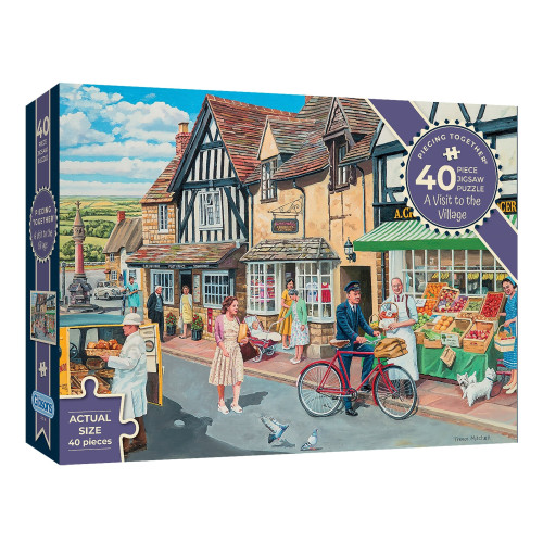 Gibsons 40 Piece Jigsaw Puzzle - A Visit to the Village