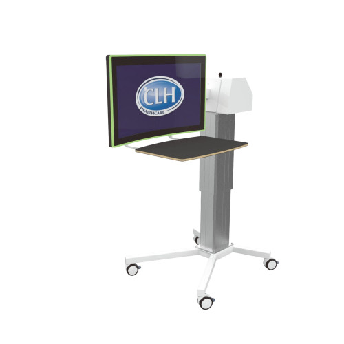 Adjustable Height 22" Battery Powered Interactable Overbed Table