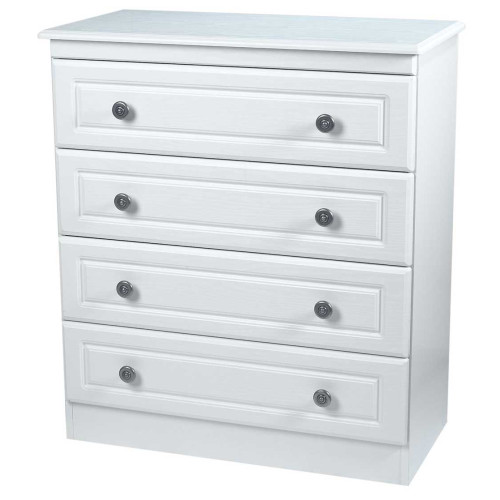PEMBROKE White 4 Drawer Chest