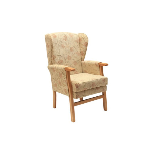 BARROWFORD Lounge Chair in Oriel Antique Diamond Impervious Fabric