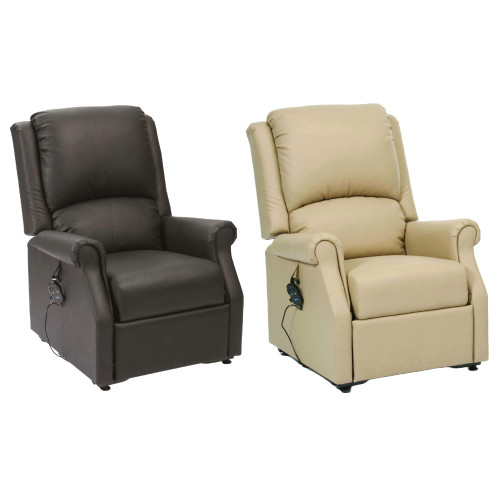 Chicago Single Motor Rise Recline Chair, Antimicrobial Vinyl