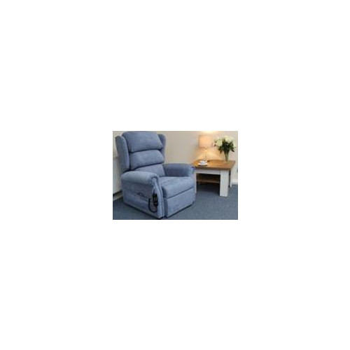 Dual Motor Rise Recline Chair with Waterfall Back & Memory Foam Cushion