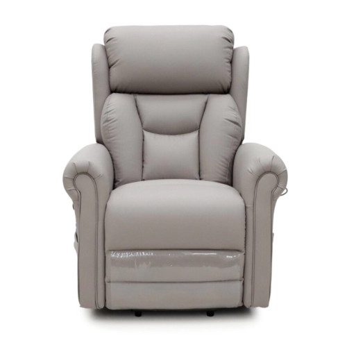 Talaton Healthcare Rise Recline Chair Triple Motor in Faux Leather - Pebble