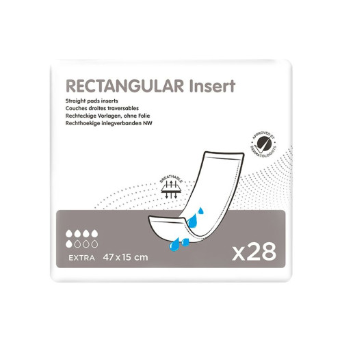 Rectangular Straight Pad Inserts - Extra 47x15cm