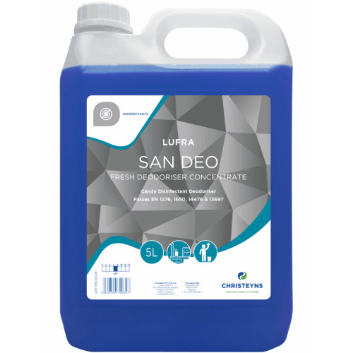 Lufra San Deo Disinfectant / Deodoriser Concentrate
